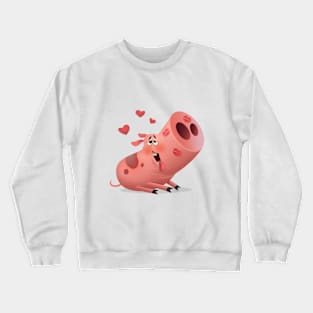 Pig in love Crewneck Sweatshirt